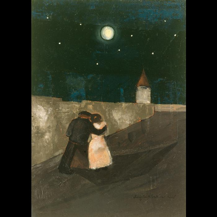 Lovers by Felix Nussbaum, 1928